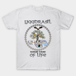 Vikings' Yggdrasil: The Viking Tree of Life in Norse Mythology T-Shirt